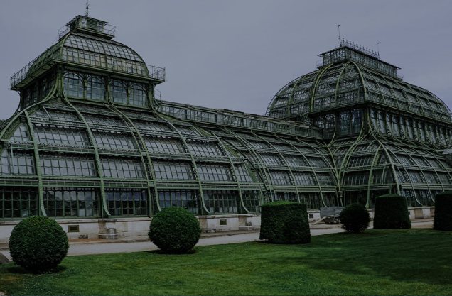 Building technology glass structure facade